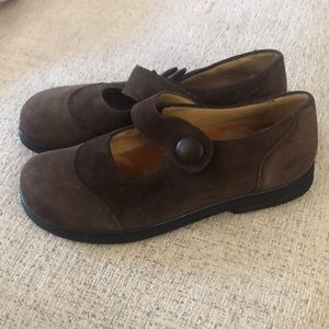 Birkenstock suede shoe
